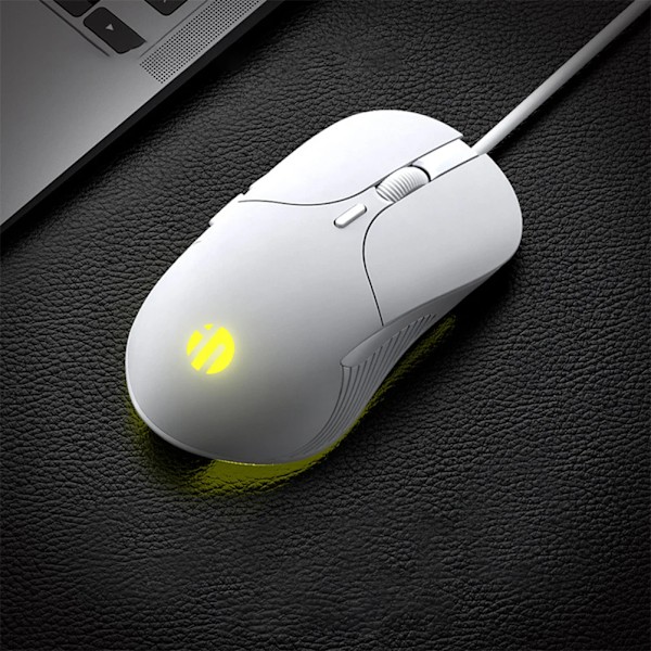 Profession Wired Gaming Mouse 6 Painikkeet 4800 DPI LED Optinen USB Tietokone Hiiri PC kannettava Gamer Hiiret Mykistys Langallinen Hiiri Black