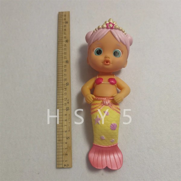 Original Summer Baby Shower Doll Doll Toy Playing in Water Children Playing at Home Girls Shower Doll Spitting Bubbles D-1PC <30cm