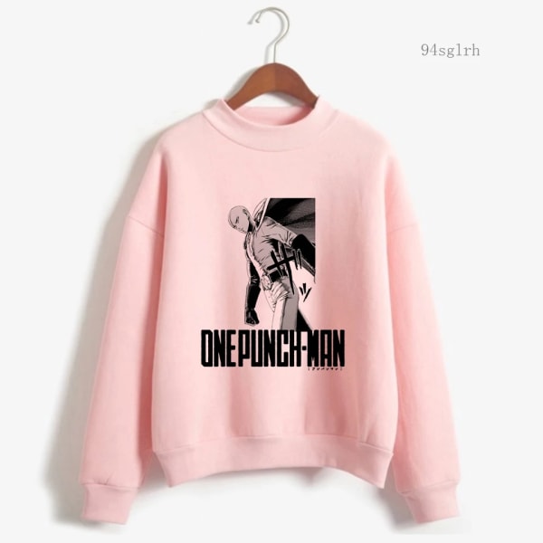 One Punch Man Saitama Sensei Kawaii Anime Grafisk Hoodie Män Rolig Tecknad Grafisk Sweatshirt Unisex Harajuku Hip Hop Streetwear 30255 L