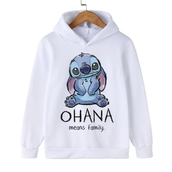 Y2k Anime Stitch Hoodie Barn Tecknade Kläder Barn Flicka Pojke Lilo and Stitch Sweatshirt Manga Hoody Baby Casual Topp 59227 120CM