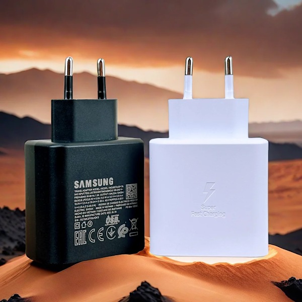 Original Samsung Laddare 45W Super Fast Charge Eu Certified Adapter För Galaxy Z Fold 5 4 3 Flip 5 4 3 S23 S24 Ultra S20 S22 S21 Black EU Set