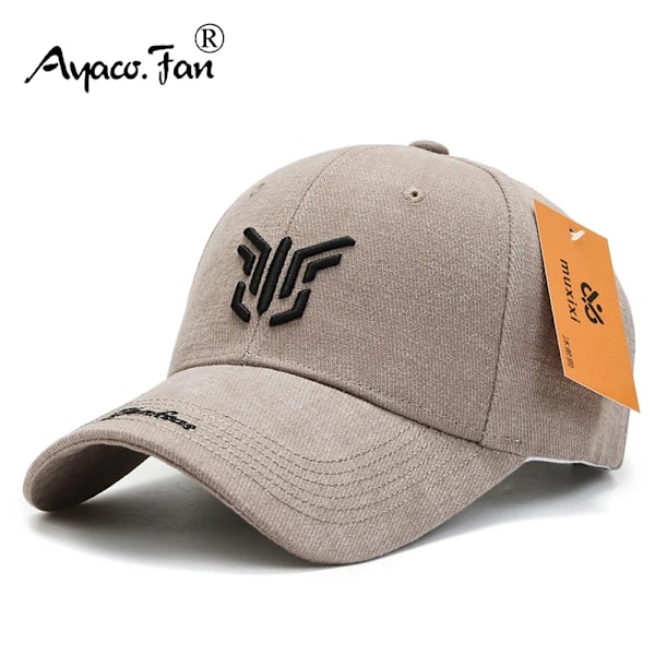 Baseball Cap Ny Forår Sommer Solid Solhat Broderet Mænd Kvinder Unisex-Teenagere Bomuld Snapback Caps Mode Hip Hop Fiskeri Hat Khaki Cap Adjustable