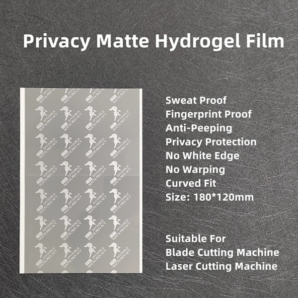 50 stk. Hd Hydrogel Film Lcd Skærmbeskyttelse til Mobiltelefon Blade Skæremaskine Matt/Uv/Privacy Matte Tpu Scre En Beskyttelse Anti Blue-Ray (CZQ) Hydrogel Film