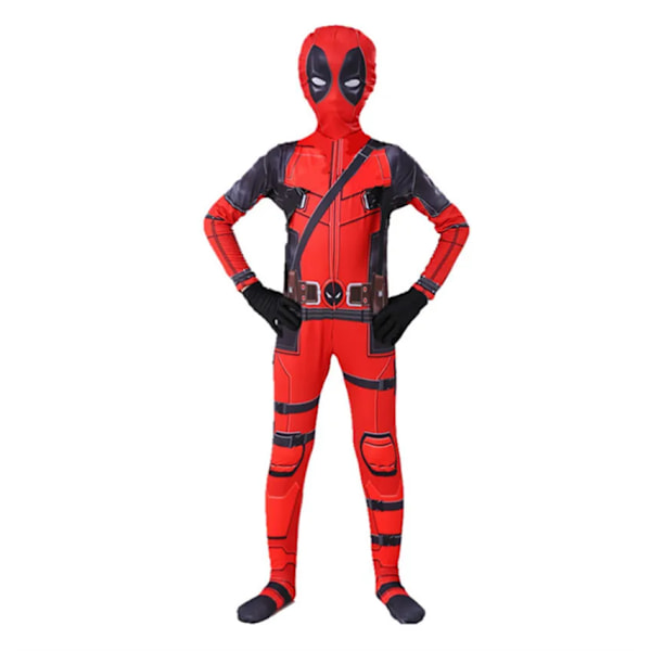 Supersankari Bodyssuits Lapsille Pojat Deadpool Sword Pung Kids Elokuvahahmo Loma-asut Ja Hall Cosplay (Cosplay) 01 110