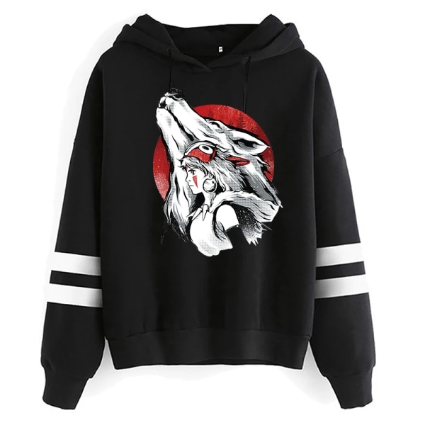 Kawaii Min Granne Totoro Hoodies Kvinnor Harajuku Hoodie Miyazaki Hayao Rolig Cartoon Grafisk Sweatshirts Kvinnlig 15620 Asian 2XL