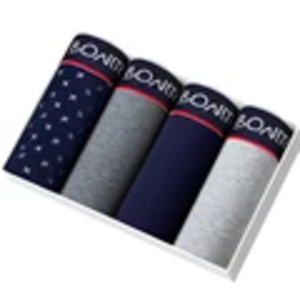 4St Boxare Mäns Trosor Underkläder Man Boxer Underkläder Bomull För Manliga Underkläder Manliga Underkläder Bomull Large Size Lott Mjukt B3 4pcs L