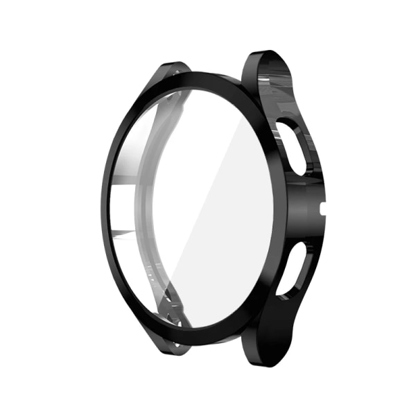 Case för Samsung Galaxy Watch 4 5 6 40 mm 44 mm cover Silikon TPU Bumper Skärmskydd Fullständiga tillbehör Black Galaxy Watch 6 40mm