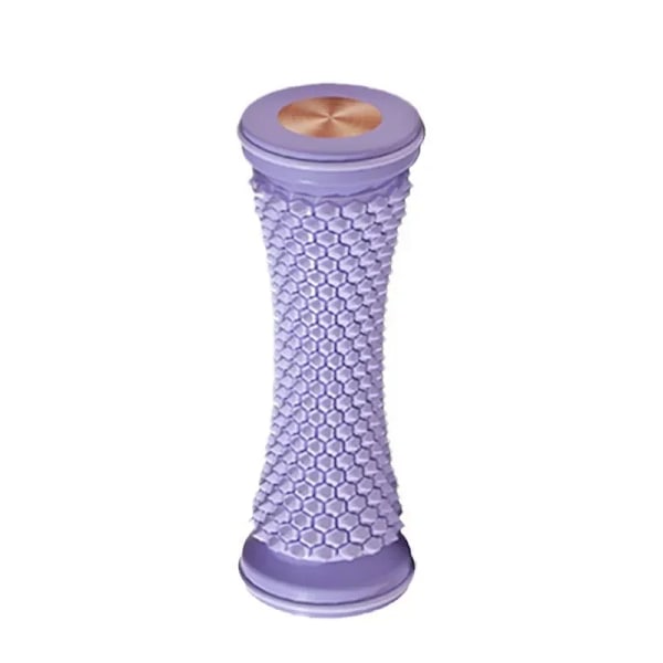 Fotmassager Massagevals Yoga Massageboll Plantar Fascia Rulle Muskelavslappning Vård Plast Manuell Fotmassager Purple