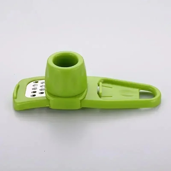 1Ppcs Mini Garlic Grinder Creative Garlic Press Kitchen Garlic Mash Manual Mashing Green Kitchen Gadgets Accessories green