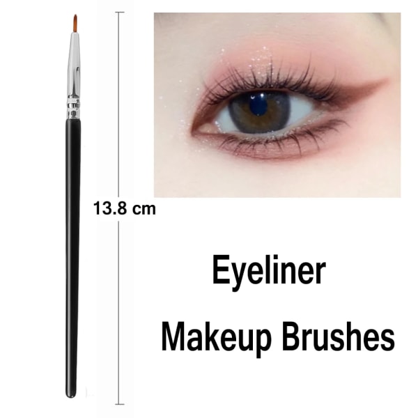 Ultra Detail Eye Makeup Brush Precision Eye Shadow Eyeliner Concealer Makeup Borstar Professionell Tapered Smudge Kosmetiska verktyg Eyeliner brush