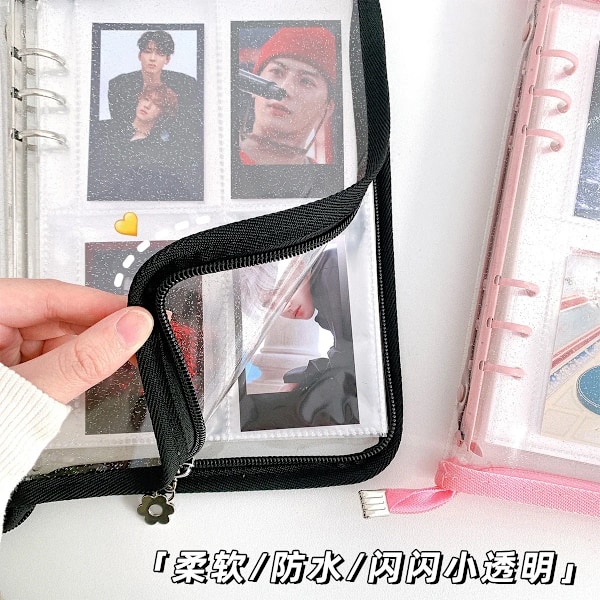 A5 Kpop-kansio valokuville, valokuvien keräilyyn, idolikuvien albumi, scrapbook, Kpop-valokuva-albumi, päiväkirja, muistikirja, valokuvien sitominen Only Photo cover D