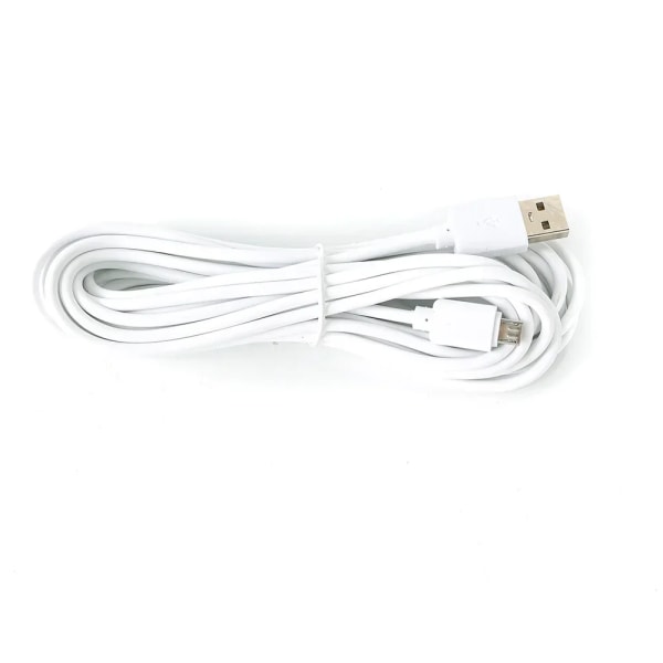 1m-10m Extra lång Micro USB Snabbladdningsdatakabel för Samsung Xiaomi Android-telefoner Kameramonitor Power Bank Datasladd Micro USB White 10m(about 9.6m)