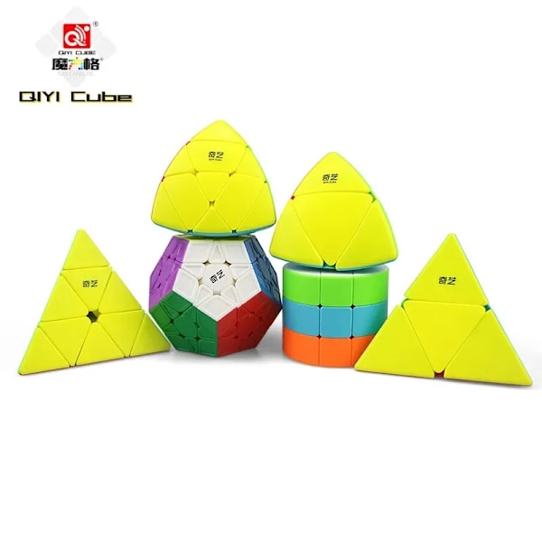 QiYi Magic Cube 2x2 3x3 4x4 5x5 Spejl Pyraminx Skewb SQ1Special Professionel Hastighedspuslespil 2x2 Børnelegetøj Cubo Magico udvikling 2