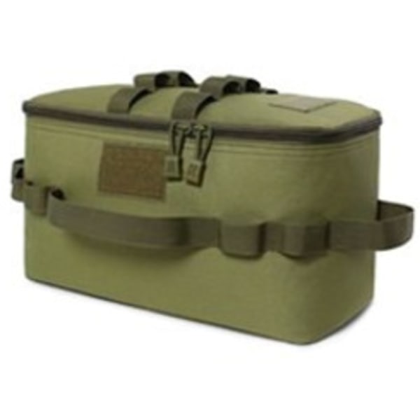 Okali Outdoor Picnic Camping Bag Folding Portable Tools Storage Bag Lightweight Large Capacity Storage Tool Bag Army Green