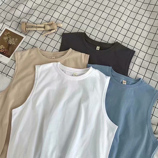 Vest Mænd Udendørs Fashion Street Hip-Hop Sport Undershirt Par Sommer Slid Student Bas Ærmeløs Toptøj Hjoon Brande Khaki L