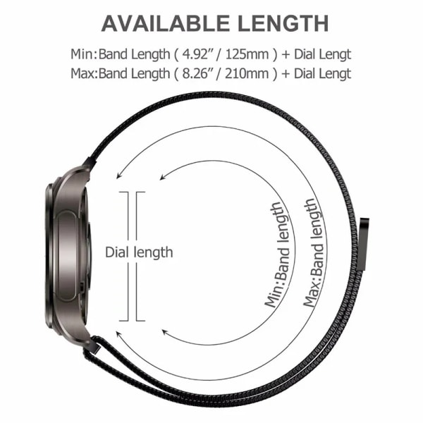 Metallrem för Fitbit Versa 2 3 4 Lite Sense Band Handled Milanese Sense 2 Ersättningsmagnetslinga Armband Fit Bit Watchband Black For Versa 2