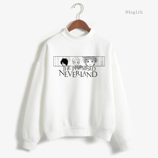 The Promised Neverland Hoodie Herr Harajuku Mode Streetwear Emma Norman Ray Kawaii Cartoon Graphic Sweatshirt Unisex Man 30946 L