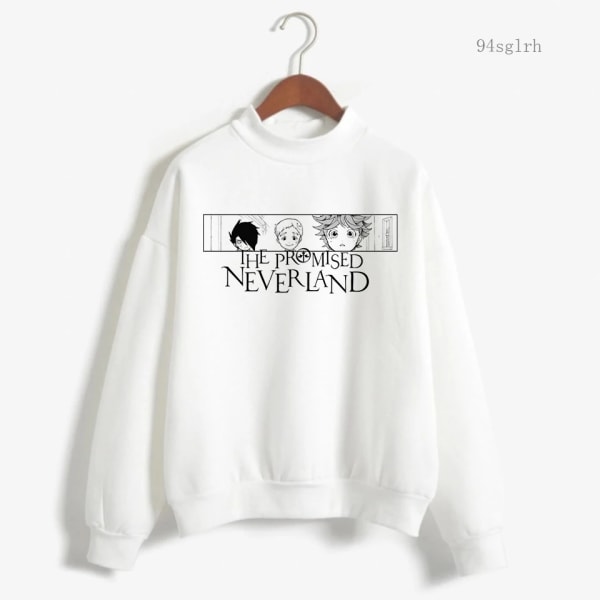 The Promised Neverland Hoodie Herr Harajuku Mode Streetwear Emma Norman Ray Kawaii Cartoon Graphic Sweatshirt Unisex Man 30963 XL