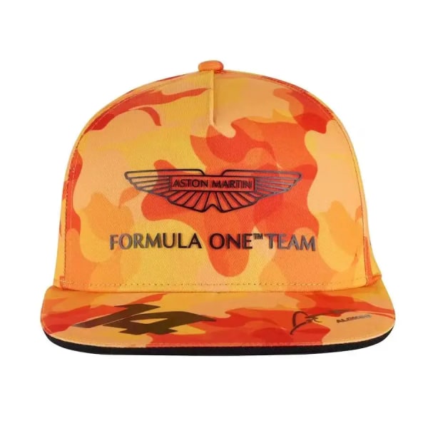 Fabriksvaror genom gränsöverskridande direktförsörjning av Mexiko halvklotet cap motorcykel cap offset varmpress cap nr 14 racing cap Orange