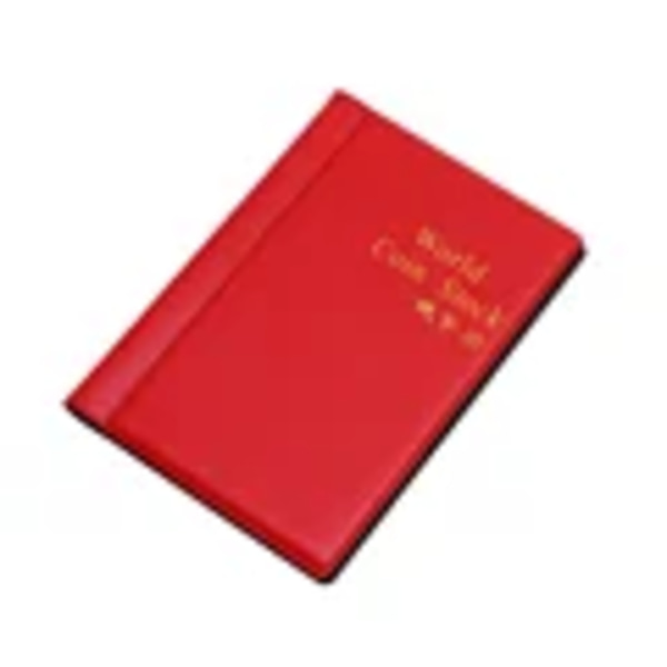 120 Lommer Møntalbum Samlingsbog | Album Bog Samlere Mønt Indehaver - Mønt E red 120pockets