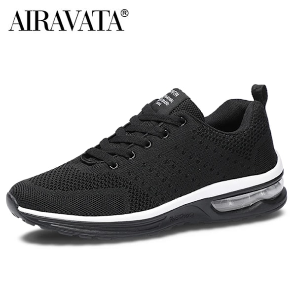 Män Kvinnor Sneakers Unisex Andas Löpskor Luftkudde Sport Tränare black 38