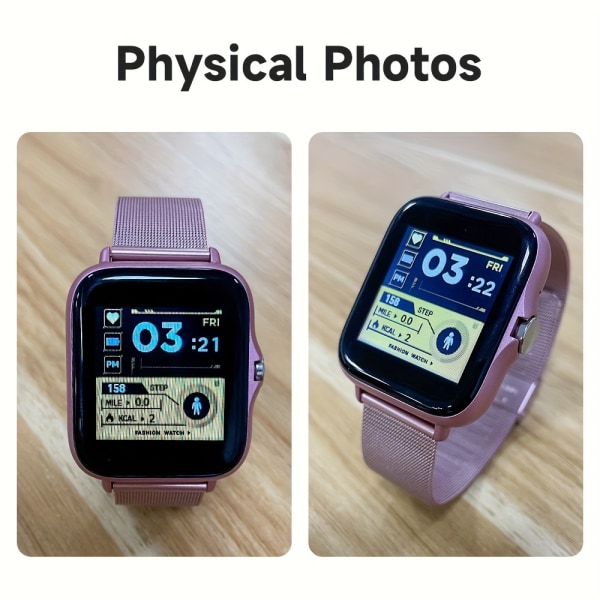 Smart Watch Puls Blodsyre Sömnhälsoövervakning Stillasittande påminnelse BT Ringande samtalspåminnelse Hitta telefon för Android- och IOS-telefoner
