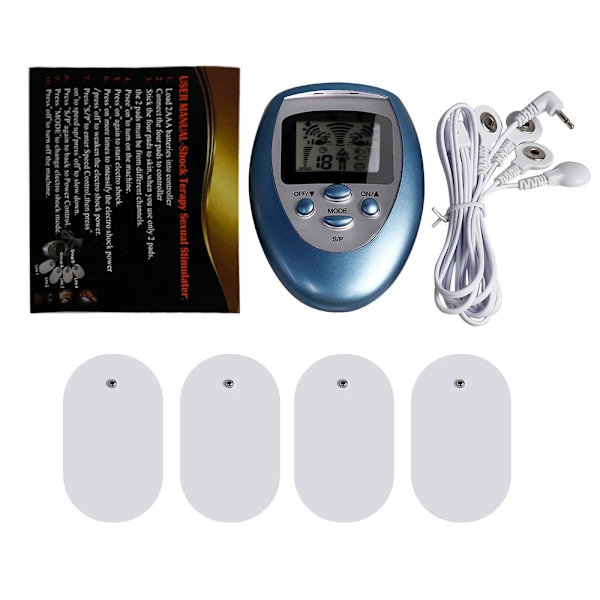 Elektrisk Nerve- og Muskelstimulator, Elektrisk Puls Massager, TENS EMS Maskine, Elektrostimulator, Lavfrekvent Fysioterapi Enhed R-140