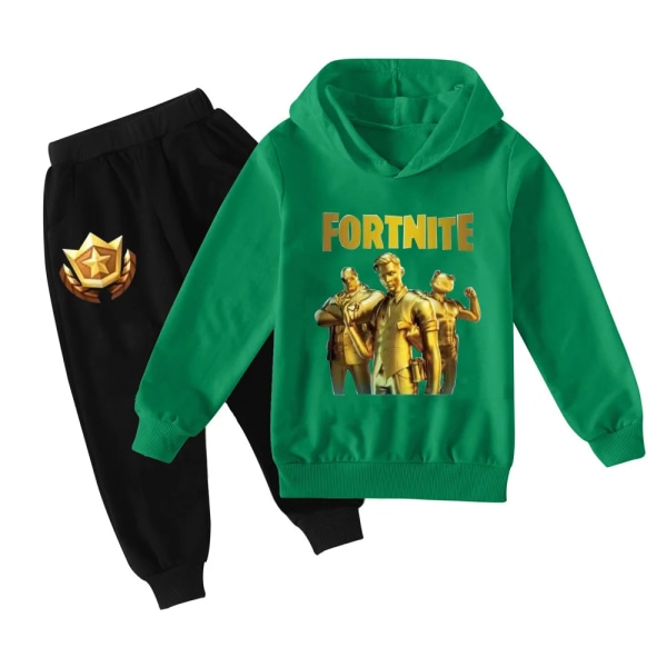 Battle Royale Kläder Kostym Barn Pullover Luvtröja Träningsoverall Spel Anime Pojkar Tjej Kläder Höst Barn Luvtröjor Byxor Kostym as pictures 140cm