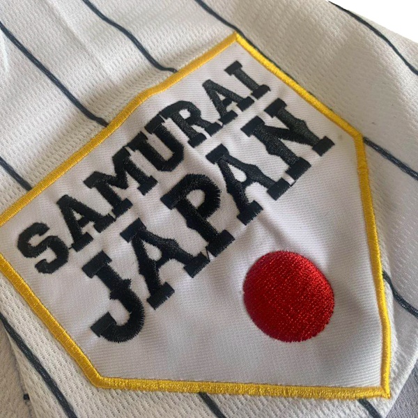 Baseball Jersey Japan 16 Ohtani Sybroderi Billiga Hög Kvalitet Friluftssportkläder Vitt Svart Rand Samum Rai WHITE L