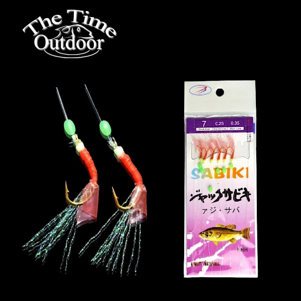 2-pack Sabiki-riggar Saltvatten Konstgjorda fiskedrag Luminous Sea Bait Makrill Pesca Tackle Sträng Krokar Fjäder Lurar Size 10 Other