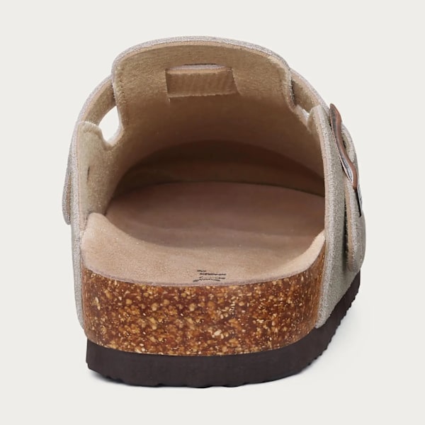 Comwarm Kork Tøfler Til Mænd Sommer Slip-On Hjem Flade Sandaler Mænd Strand Tøfler Kvinder Kork Tompa Mode Mules 200 242 leather Black 41