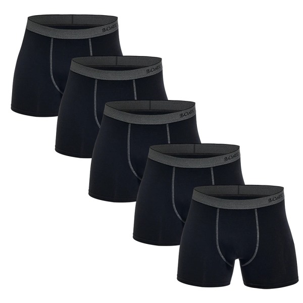 5st Pack 2023 Herr Trosor Bomull Underkläder Man Boxer Och kalsonger För Homme Lyx Set Sexiga Shorts Box Slip Kit Gym B19 5pcs-3 XXL