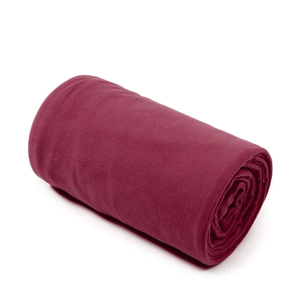 Bärbar ultralätt polarfleece sovsäck utomhus camping tält säng rese varm sovsäck liner camping sport tillbehör Claret