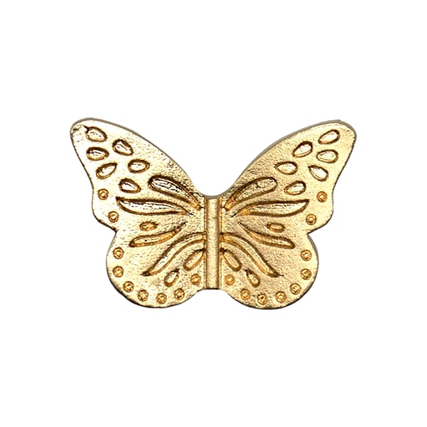 1 stk. Gyldne Metalsko Charms Designer Sko Dekorationer Luksus Skinnende Butterfly Pins til Kvinder Piger Sandal Tilbehør Spænde HYB903-84