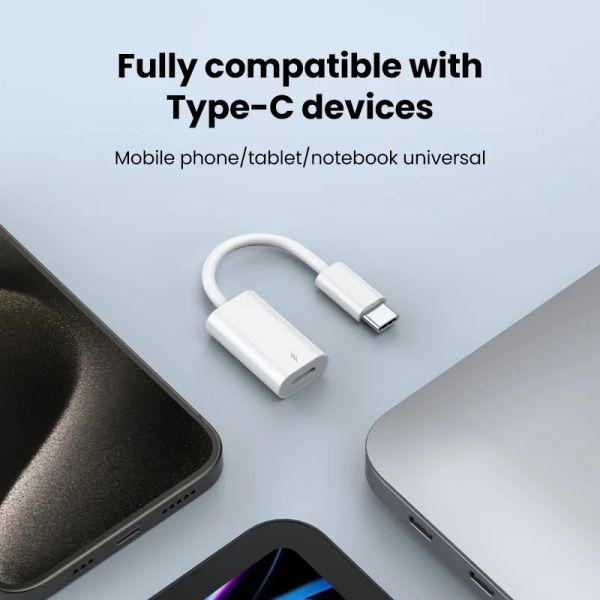 Laddare USB C d'origine för iPhone, 15 Pro Max, Samsung, Xiaomi, pluie, typ C, överföring, anslutning, tillbehör, 60W For Type c To ios