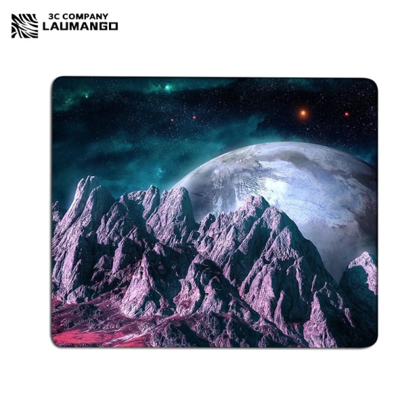 Galaxy Small Gaming Mouse Pad Skrivbordsmatta Gummimatta halkfri Anime Musmatta Datortillbehör Skrivbordsskydd Kawaii Cute Keyboard Pads XC012746 20x25cm