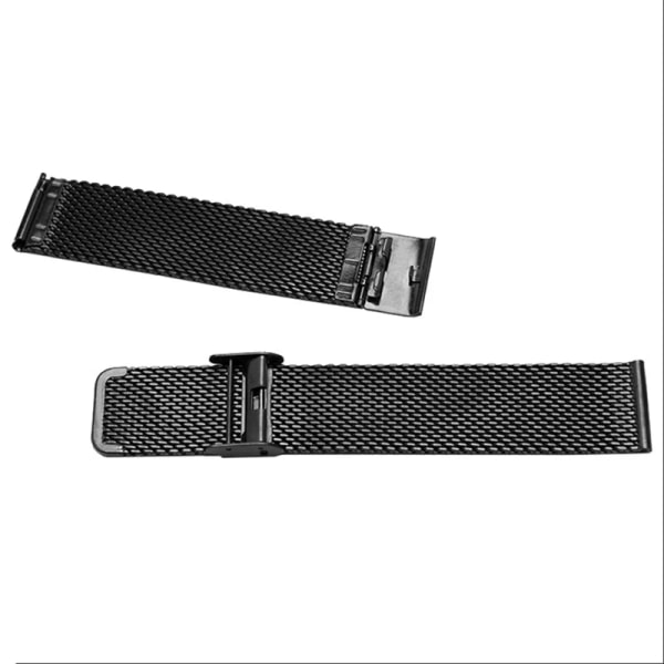 Precisionsstålband i rostfritt stål 18 mm 20 mm 22 mm2 4 mm 1,0 tjockt mesh Justerbar längd Watch Gold 22mm