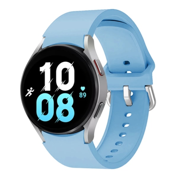 Silikonrem för Samsung Galaxy Watch 6 5 4 44mm 40mm 45mm Watch Ersättningsband för Watch 6 4 Classic 47mm 43mm 46mm Sky blue Galaxy 5 pro 45mm