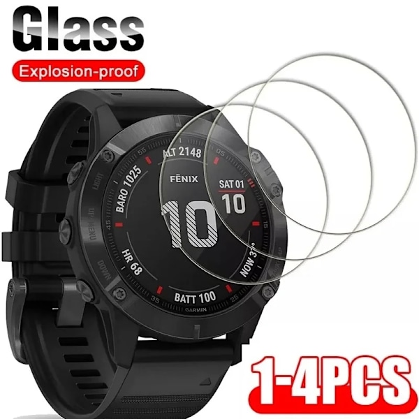 Härdat Glas För Garmin Fenix 7X 7S 7 6X 6S 6 Pro Garmin Fenix 5 5S 5X Plus Skärmskärm Filmfolie Fenix 6X Quantity-1pc Glass