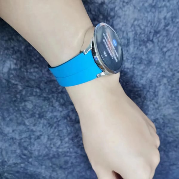 Original Silikonrem+ Case För Samsung Watch 4/5 40 44mm Watch 5 Pro 45mm Magnetiskt spänne Band Galaxy Watch 4 Classic 42 46mm black Galaxy watch 5 40mm