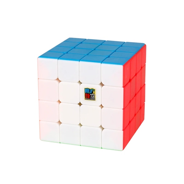 Moyu Meilong 4x4 Magic Speed Cube Stickerless Professionel Fidget Legetøj Meilong 4 Cubo Magico Puslespil Børnegave black