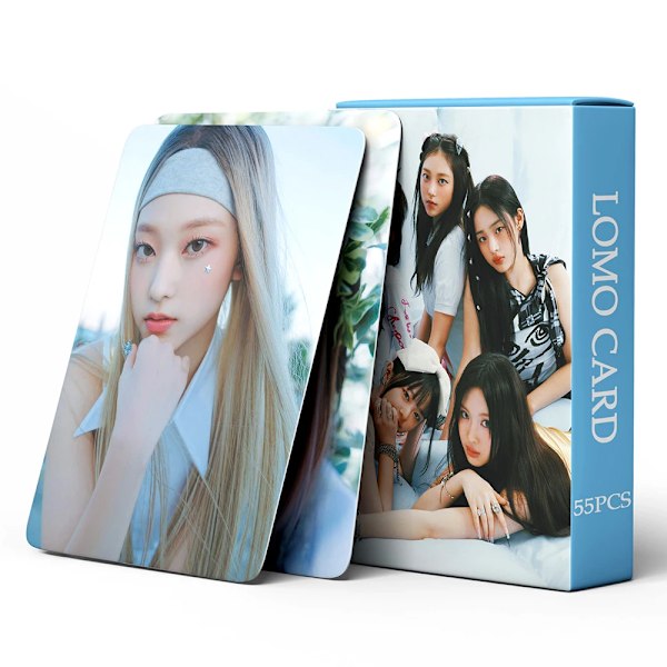 55PCS/set KPOP Stuff NewJeans Get Up New Album Girl Group Photocards Photo Card High Quality HD Postcard Fans Collection Gift N-13