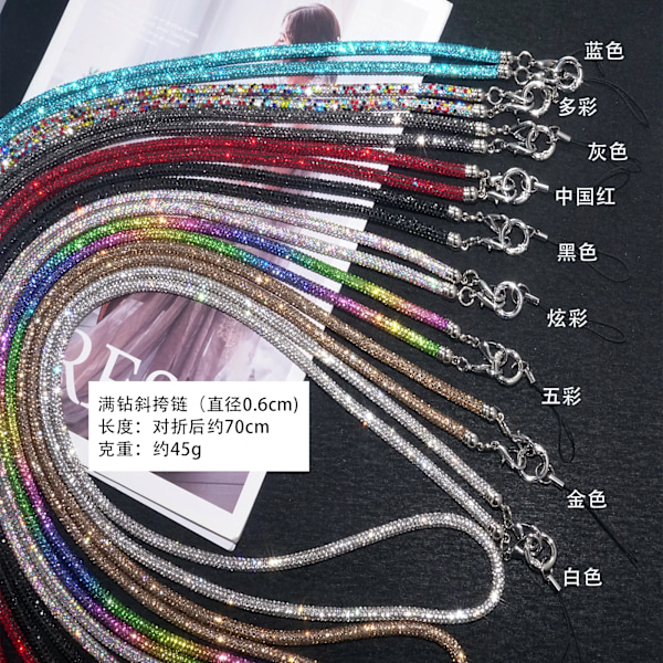 Mode Universal Crossbody Phone Lanyard För Iphone Samsung Huawei Xiaomi Iphon Fritidsrep Hängande Snod P Lanyard Polychrome Polyester / Nylon