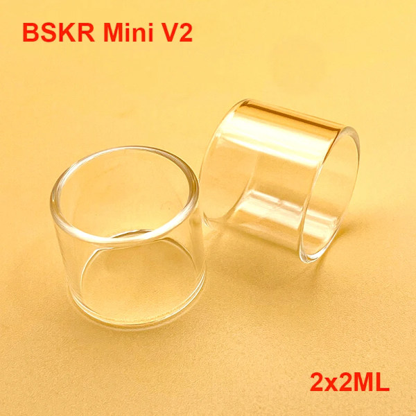 BSKR v2/mini v2/v3/mini v3 22/24mm Glasrør Udskiftning til Berserker BSKR MTL Tank Med 2ML 3ML 4ML 6ML V2 2x3ml BSKR