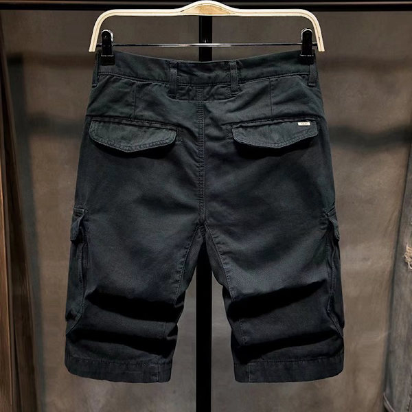 Työvaatteet Shortsit Miehet Kesä Löysä Viidennet Housut Monitasku Toiminto Urheilupiraattishortsit Muotibrändi Casual Sho Miesten Muoti Khaki XXL