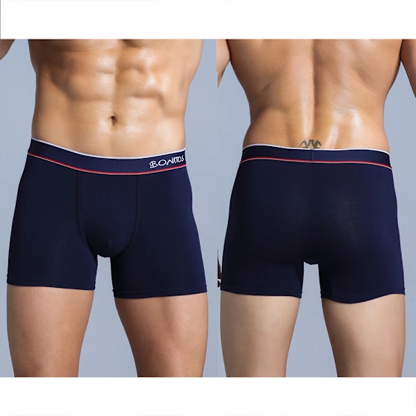 4St Boxare Mäns Trosor Underkläder Man Boxer Underkläder Bomull För Manliga Underkläder Manliga Underkläder Bomull Large Size Lott Mjukt B15 pack-9 XXL