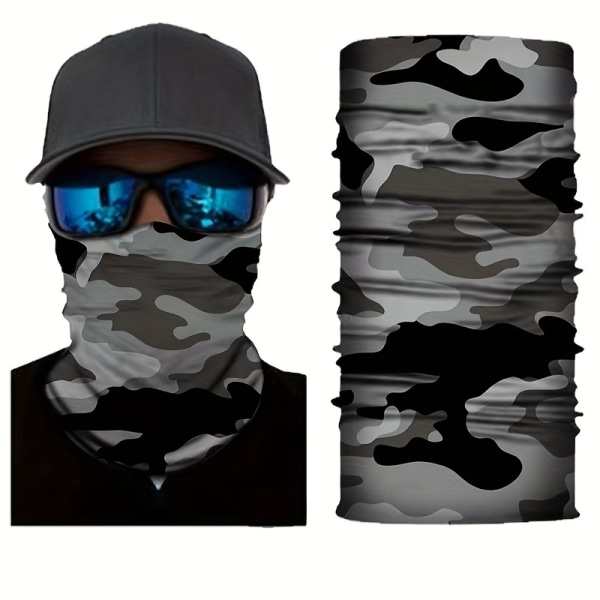 1 st, kamouflageserie Andningsbar sömlös mask, cover för utomhussporttillbehör