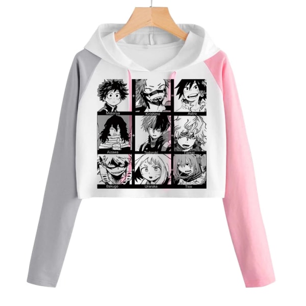 My Hero Academia Anime Cosplay Todoroki Hoodie Dam Boku No Hero Academia Streetwear Bakugo Himiko Toga Manga Sweatshirt Kvinna 16502 M