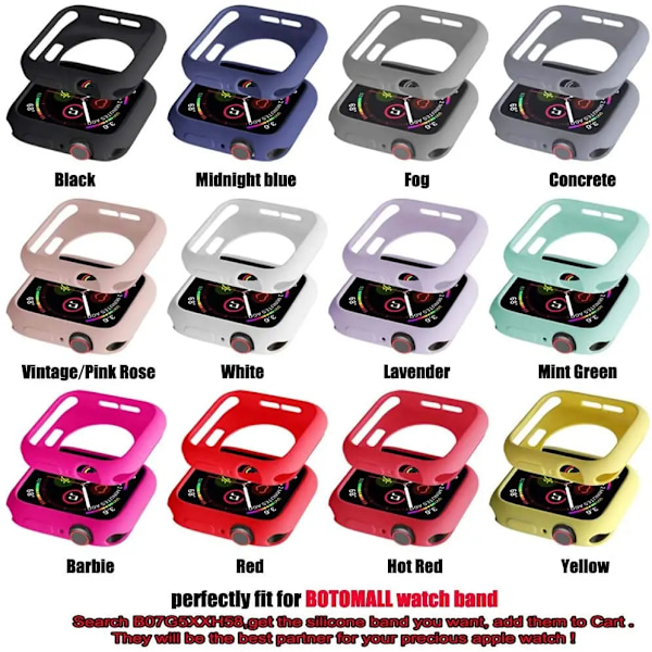 Mjuk Silikon Case För Apple Watch Ultra 49Mm 9 8 7 45Mm 41Mm Skyddsskydd För Iver Serie 6 5 4 3 Se 44M M 40Mm 42Mm 38Mm Purple Series 789 45mm