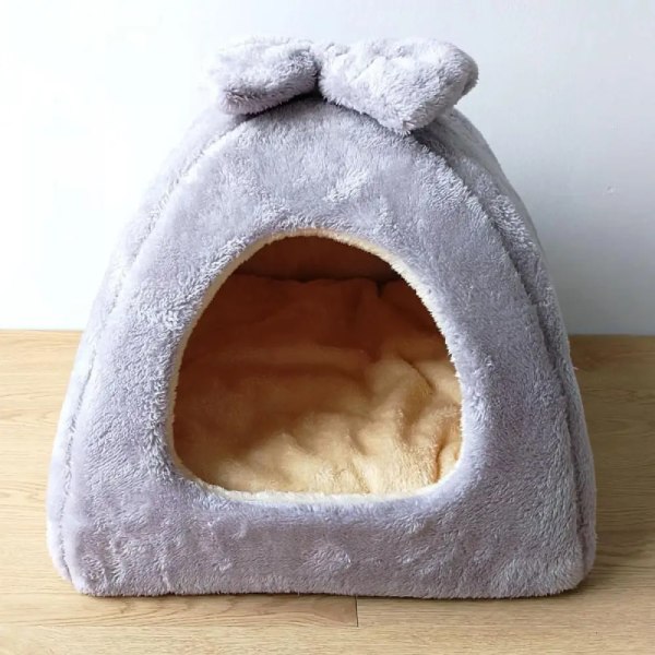 Hopfällbar kattsäng Cave Hideaway Kattungehus Hundar Mattor Teddy Pomeranian Valptält Kennelbo Liten hund Chihuahua Mongoliska Yurts Star 35cm